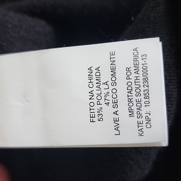 Kate Spade Black Embellished Bow Wool Blend Cardigan Sweater Size XXS - Picture 11 of 11